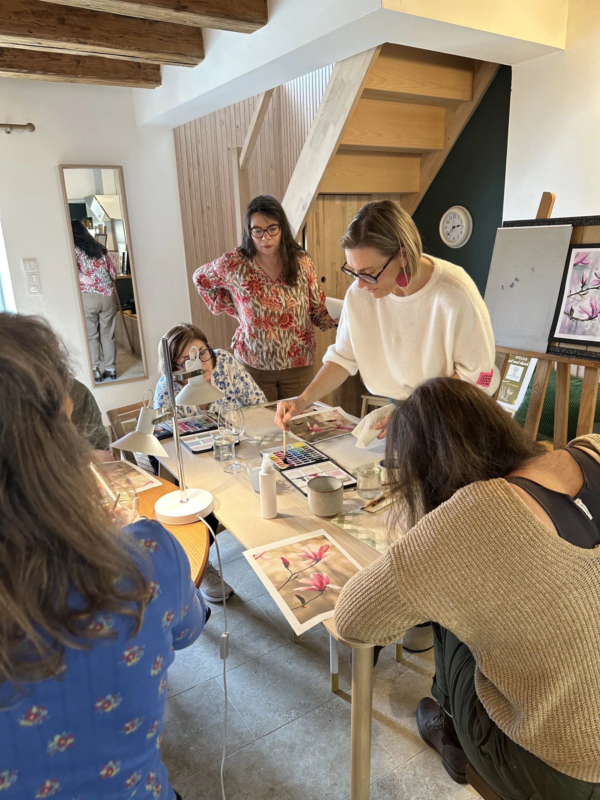 Cours aquarelle adultes
