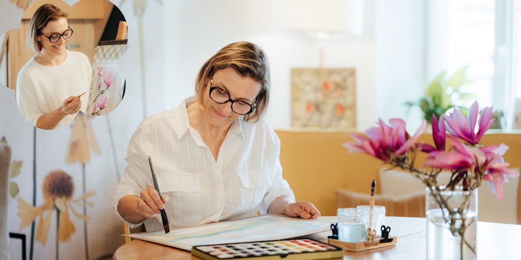 Cours & Ateliers d'Aquarelle réalisés par Roseline Guéret - Artiste Aquarelliste à Chaillé-les-Marais